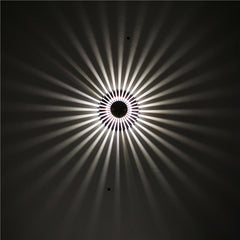 LED Aluminum Aisle Light Sunflower Corridor Lamp Decorative Light, Invisible Installation 1W, Invisible Installation 3W