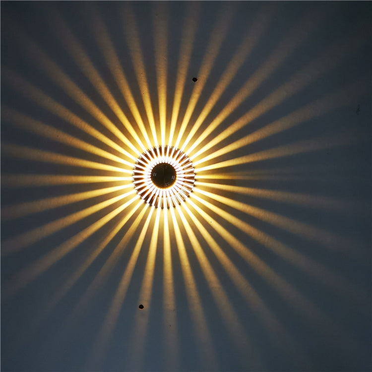 LED Aluminum Aisle Light Sunflower Corridor Lamp Decorative Light, Invisible Installation 1W, Invisible Installation 3W