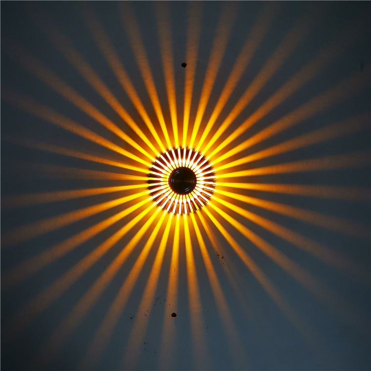 LED Aluminum Aisle Light Sunflower Corridor Lamp Decorative Light, Invisible Installation 1W, Invisible Installation 3W