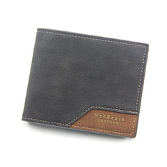 Menbense Hot Stamping Hinge Short Matte Multi-Card Large Capacity Male Wallet, D3301-4 Black, D3301-4 Light Brown, D3301-4 Dark Brown, D3301-5 Black, D3301-5 Light Brown, D3301-5 Dark Brown