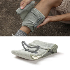 Outdoor Elastic Tourniquet Camping First Aid Vacuum Compression Bandage, Large, Small