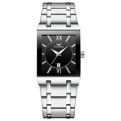FNGEEN 3627 Waterproof Calendar Men Square Watch, Full Gold Black Surface, Full Gold Gold Surface, Black Belt Rose Shell Black Surface, Black Belt Gold Shell Black Surface, Black Belt Black Shell Black Surface, White Steel White Surface                ...