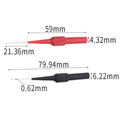 Coarse Probe Auto Repair Test Multimeter Pen, Color: Red + Black, Black, Red, Red + Black