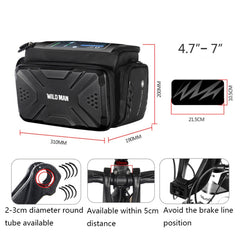 WILD MAN GS6 4L Outdoor Cycling Waterproof Bicycle Bag, GS6