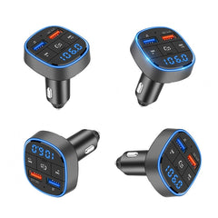 QC3.0 Fast Charge Car Bluetooth MP3 Player Car FM Transmitter, QC3.0 Fast Charge