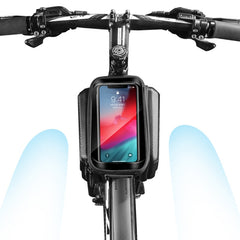 WILD MAN ES6 1.2L Multifunctional Bicycle Front Beam Bag, ES6 (Black)
