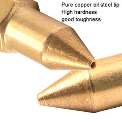 50 PCS Butter Machine Head Copper Universal Steel Tip Pneumatic Oil Grease Nipple, 50 PCS Grease Head