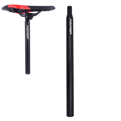 FMFXTR Aluminum Alloy Mountain Bike Extended Seat Post, Specification:, 31.8x530mm (Black), 33.9x550mm (Black)