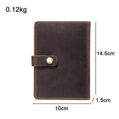Leather Passport Holder Vintage Card Holder, SF053