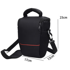 Byk-1683 Triangular Waterproof and Wear-resistant Camera Bag, Red, Yellow