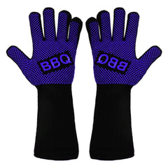 1 Pair High Temperature Resistant Silicone BBQ Gloves  Anti-Scalding Gloves, BBQ Red, BBQ Black, BBQ Blue, Big Flame Red, Big  Flame Black, Big Flame Blue, Flame Dots Red, Flame Dots  Black, Flame Dots  Blue, BBQ Flame Red, BBQ Flame Black             ...