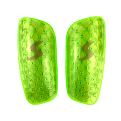 TPR Honeycomb Transparent Leg Protection Plug Board Football Protection Gear, TPR Fluorescent Green S, TPR Fluorescent Green L, TPR Yellow S, TPR Yellow L, TPR Orange S, TPR Orange L, TPR Blue S, TPR Blue L
