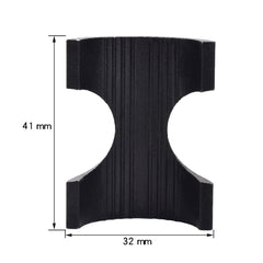 FMFXTR Bicycle Handlebar Diameter 25.4mm to 31.8mm Reducing Sleeve, Reducing Sleeve Black