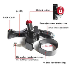 FMFXTR Bicycle Aluminum Alloy Front Fork Wire Controller, Style:, A Model+Wire Core, A Model+Wire Core+Wire Tube, B Model+Wire Core, B Model+Wire Core+Wire Tube