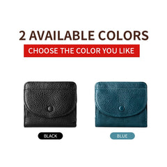 TP-195 Genuine Leather Natural Tumbled Buckle Coin Purse