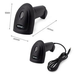 Kefar Supermarket Store Cashier Wired Red Light Scanner, 1D Barcode, QR CodeWireless