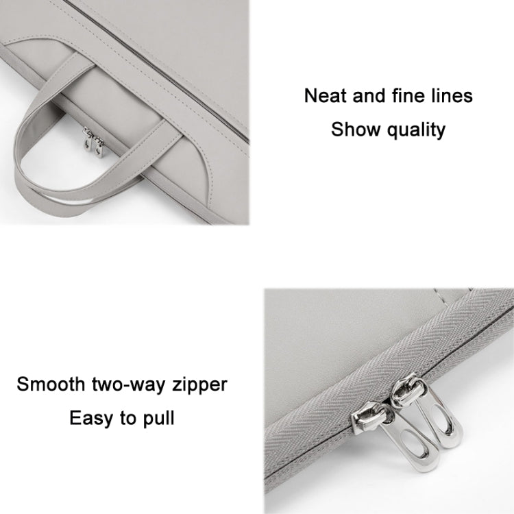 Baona BN-Q006 PU Leather Full Opening Laptop Handbag, For 16/17 inches