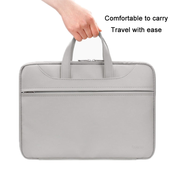 Baona BN-Q006 PU Leather Full Opening Laptop Handbag, For 16/17 inches