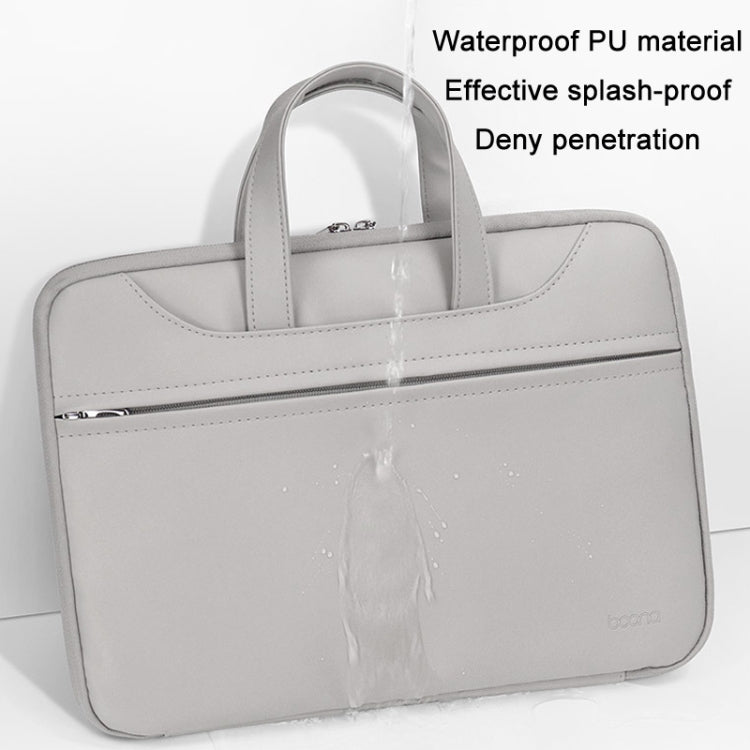 Baona BN-Q006 PU Leather Full Opening Laptop Handbag, For 16/17 inches