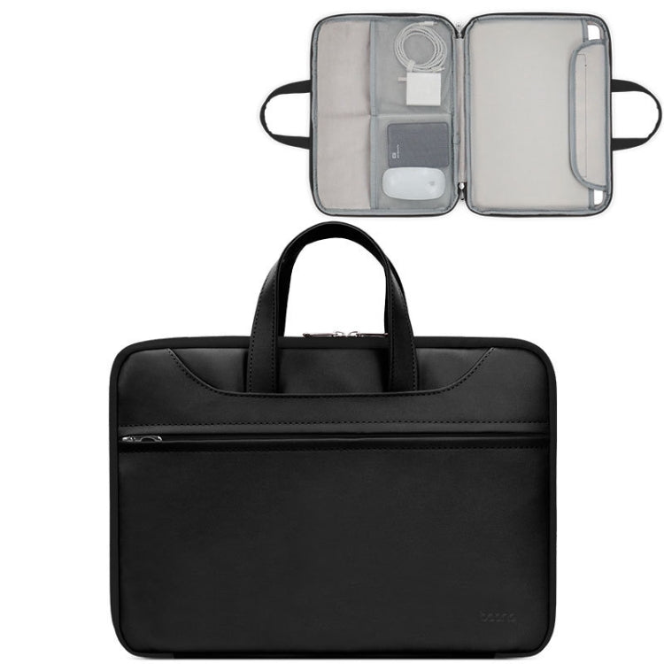 Baona BN-Q006 PU Leather Full Opening Laptop Handbag, For 16/17 inches