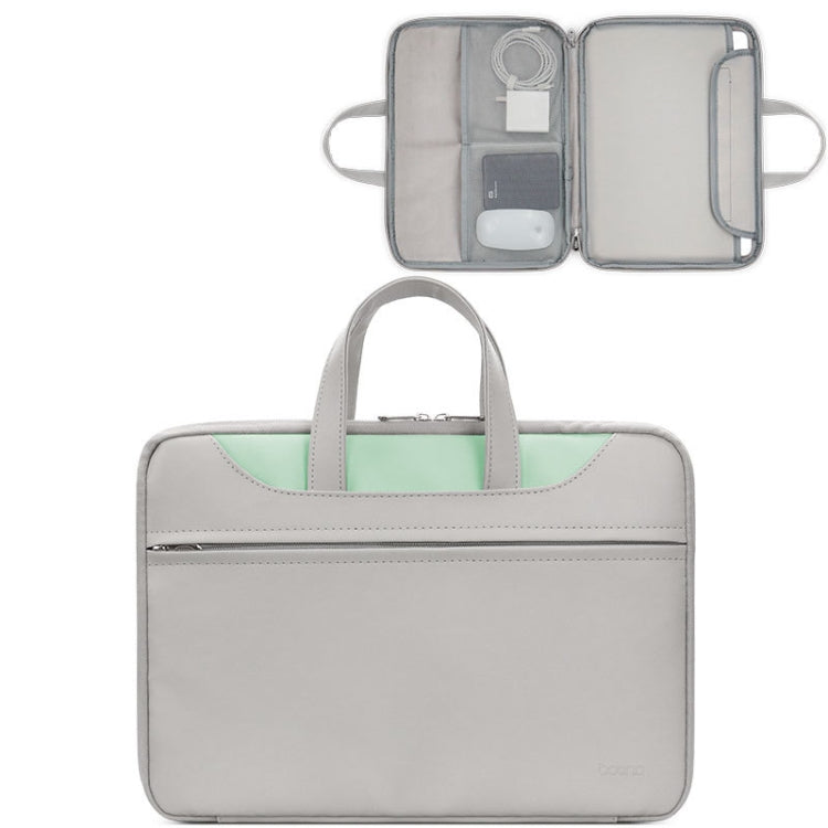 Baona BN-Q006 PU Leather Full Opening Laptop Handbag, For 16/17 inches