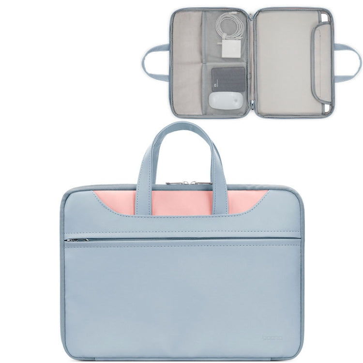 Baona BN-Q006 PU Leather Full Opening Laptop Handbag, For 16/17 inches