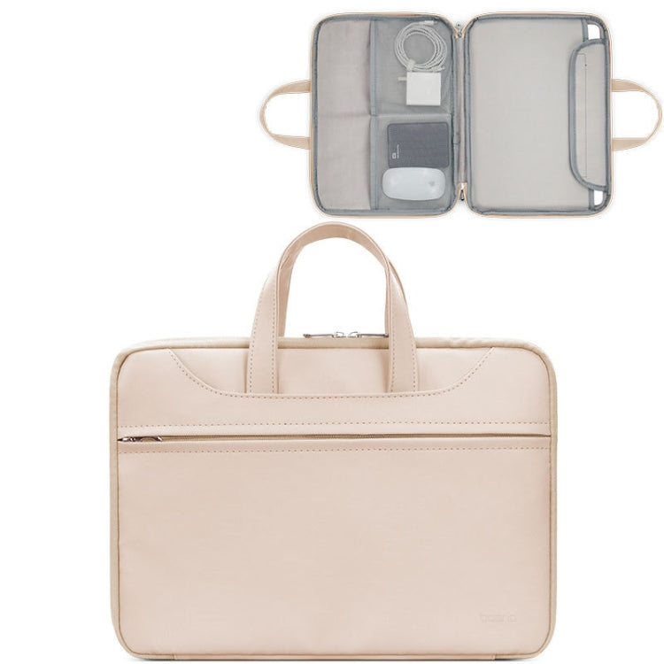Baona BN-Q006 PU Leather Full Opening Laptop Handbag, For 16/17 inches