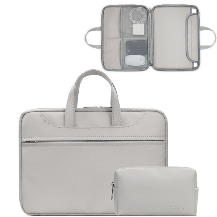 Baona BN-Q006 PU Leather Full Opening Laptop Handbag, For 16/17 inches