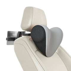 A09 Car Seat Headrest Memory Foam Comfortable Neck Pillow, Style:, With Stand  (Blue), With Stand  (Gray), Without Stand (Black), Without Stand (White), Without Stand (Pink), With Stand (Black), Without Stand (Coffee), With Stand  (White)              ...