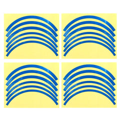 2 Sets Wheel Hub Protective Sticker For Scooter Bicycle Electric Vehicle, Silver Colorful, Red, Yellow, Blue, Green, White