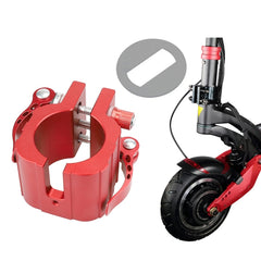 Folding Clamp For ZERO 8X 10X 11X SPEEDUAL Dualtron DT3 Thunder Electric Scooter, Without Pad Red, With Pad Red, Without Pad  Black, With Pad Black