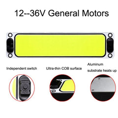 2PCS Car Cab LED Reading Light COB Truck Interior Light Dome Lamp, Car LED Reading Light