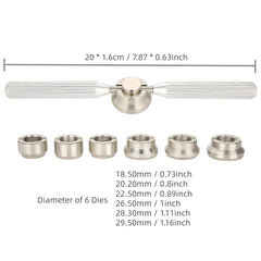 Watch Case Opener Tool Adjustable Watch Back Cover Remover Open Wrench, 65mm 2 Claws, Gear Rear Cover, Round Teeth, Square Teeth