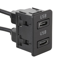 Car Universal Modification Dual Type-C Interface, Type-C+Type-C