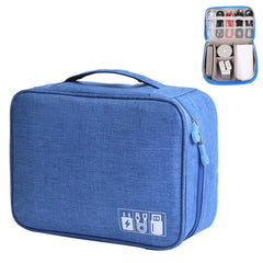 Multifunctional Cationic Digital U Disk Data Cable Storage Bag, a15 Wine Red, a15 Navy, a15 Blue, a15 Purple, a15 Grey