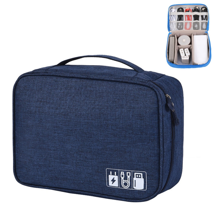 Multifunctional Cationic Digital U Disk Data Cable Storage Bag, a15 Wine Red, a15 Navy, a15 Blue, a15 Purple, a15 Grey