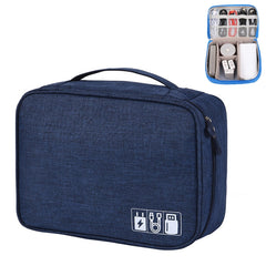 Multifunctional Cationic Digital U Disk Data Cable Storage Bag, a15 Wine Red, a15 Navy, a15 Blue, a15 Purple, a15 Grey