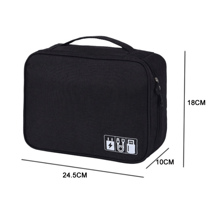 Multifunctional Cationic Digital U Disk Data Cable Storage Bag, a15 Wine Red, a15 Navy, a15 Blue, a15 Purple, a15 Grey