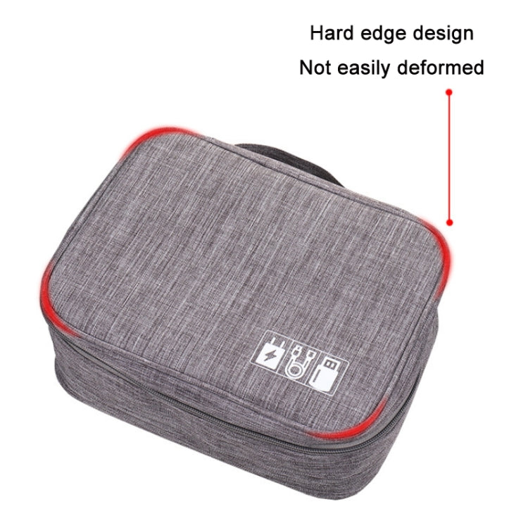 Multifunctional Cationic Digital U Disk Data Cable Storage Bag, a15 Wine Red, a15 Navy, a15 Blue, a15 Purple, a15 Grey