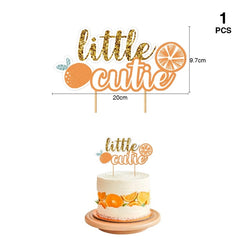 Citrus Pattern Themed Baby Birthday Party Decoration, Baby Birthday Party Decoration