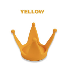 2PCS Motorcycle Crown Sucker Helmet Decoration, Yellow, Light Pink, Gray, Blue, Peach Red