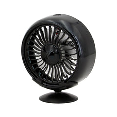 F102 Vehicle Dashboard Multi-function USB Colorful Lights Fan, Black, Silver