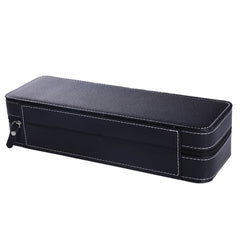 6 Bit Zipper Watch Box Storage Display Box PU Zipper Bag Watch Box, 6 Bit