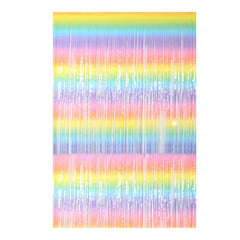 2 PCS 2M Birthday Party Decoration Background Rain Curtain