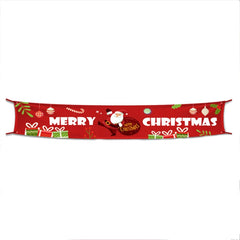 Christmas Ornaments Letters Banner Festive Party Scene Arrangement Props,Size:300 x 50cm, 001, 002, 006, 021