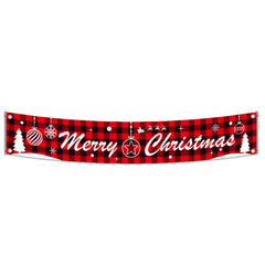 Christmas Ornaments Letters Banner Festive Party Scene Arrangement Props,Size:300 x 50cm, 001, 002, 006, 021