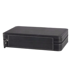 12 Bit Zipper Watch Box Storage Display Box PU Zipper Bag Watch Box, 12 Bit