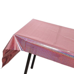 Birthday Party Foil Laser Tablecloth Wedding Decoration Supplies, Foil Laser  Pink, Foil Laser Red, Foil Laser Light Blue, Foil Laser Rose Gold, Foil Laser Gold, Foil Laser Dark Blu, Foil Laser Purple, Foil Laser Silver, Foil Laser Rose Red