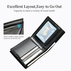 Tigernu T-S8002 Men Multi-Card Wallet Business Coin Purse, T-S8002 Black