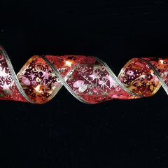 Christmas LED Lights Bronzing Double Ribbon String Lights, 1m, 2m, 4m